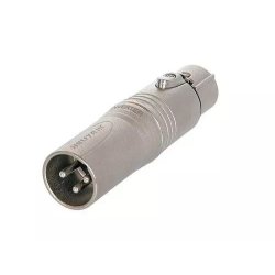 Neutrik NA3M5F XLR Adaptor - 3P Han -> 5P Hun